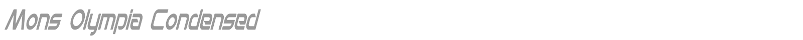 Mons Olympia font preview